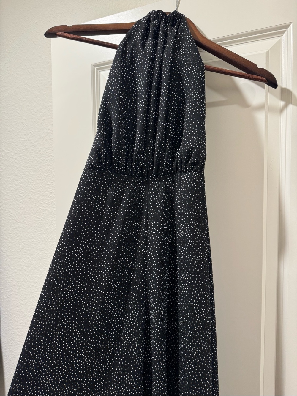 Black Polkadot Jumpsuit